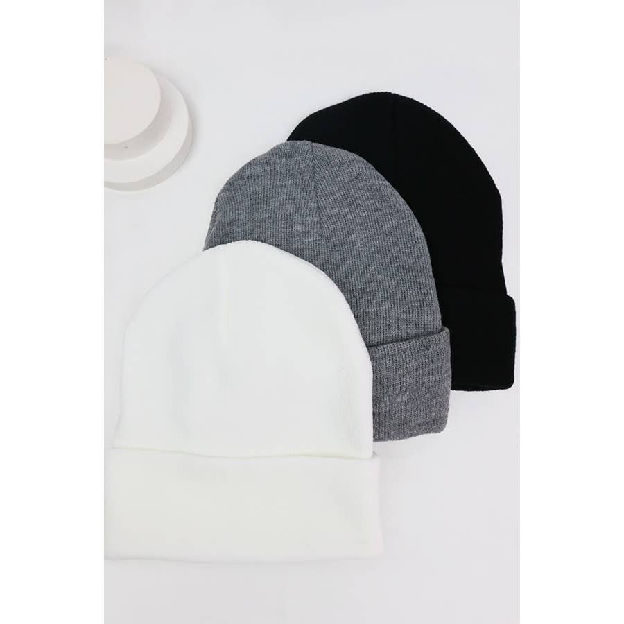 Classic Knit Beanies: MIX COLOR / ONE